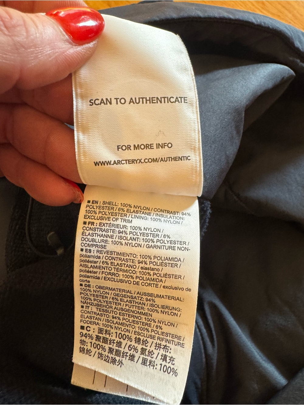 Arc'teryx LEAF Men's Atom Vest LT Gen 2.1 Size Extra Large Navy - Picture 10 of 11